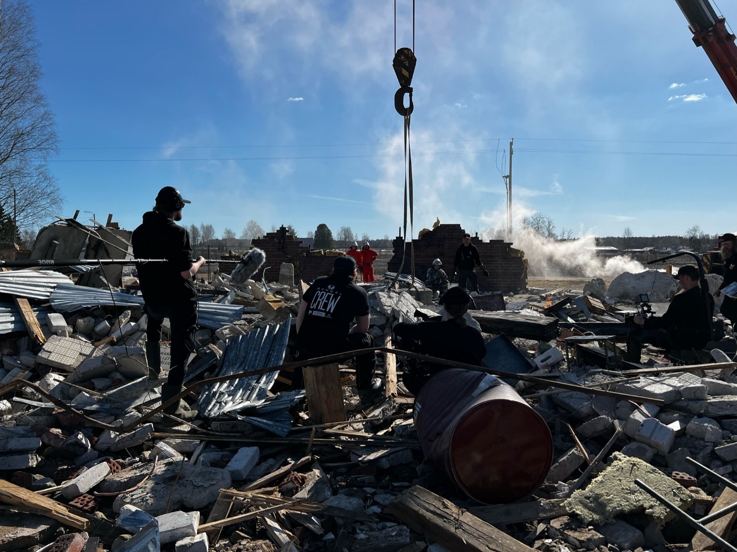 Lapua 1976 — crew on set